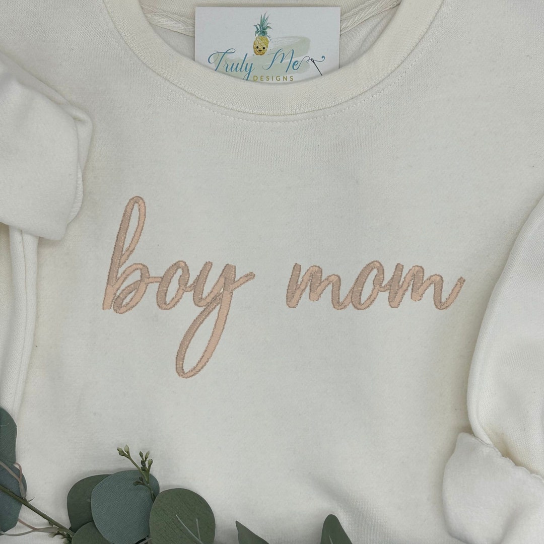 Personalized Boy Mom Sweatshirt Gift Personalized Mom of Boys Raising