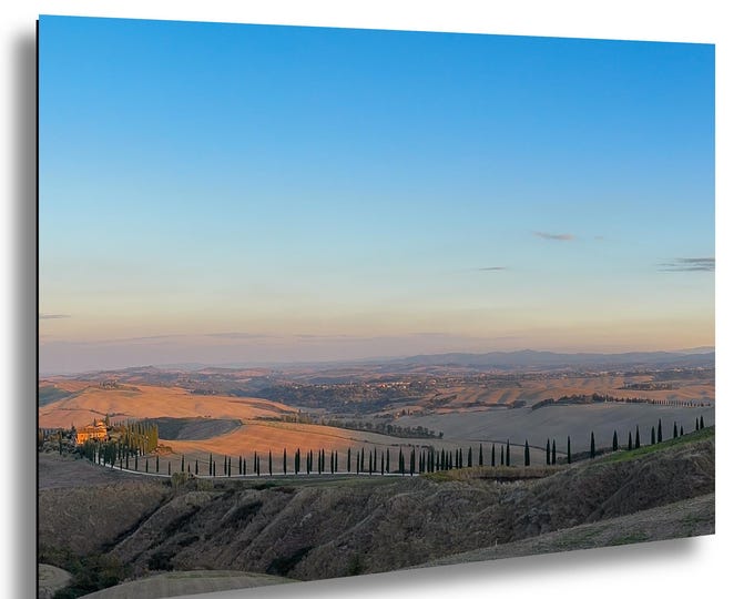 Baccoleno 3 sunrise, BnB, Cypress trees, Lined Driveway