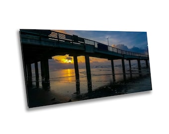 Port Aransas Pier Sunrise Photo: Texas Gulf Coast Wall Art