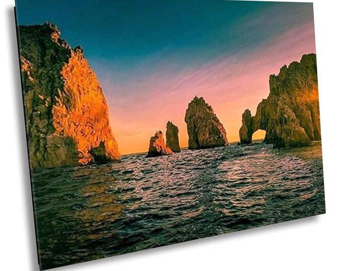 Cabo Famous Rock Wall Art, Scenic Cabo Arch Photography Print, Cabo San Lucas Photography, Land's End Arch Travel Print for Room Wall Decore