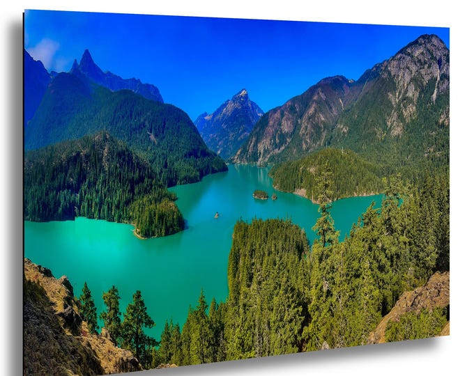 Diablo Lake, Canvas Wall Art,   Photography, Landscape,