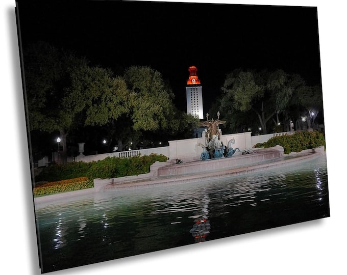 The Tower in Orange, Canvas Wall Art,  Photography Print, Sport Wall Art for Home or Office Room Decor