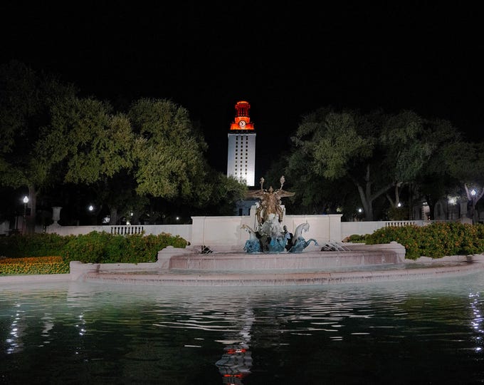 The Tower in Orange, Canvas Wall Art,  Photography Print, Sport Wall Art for Home or Office Room Decor