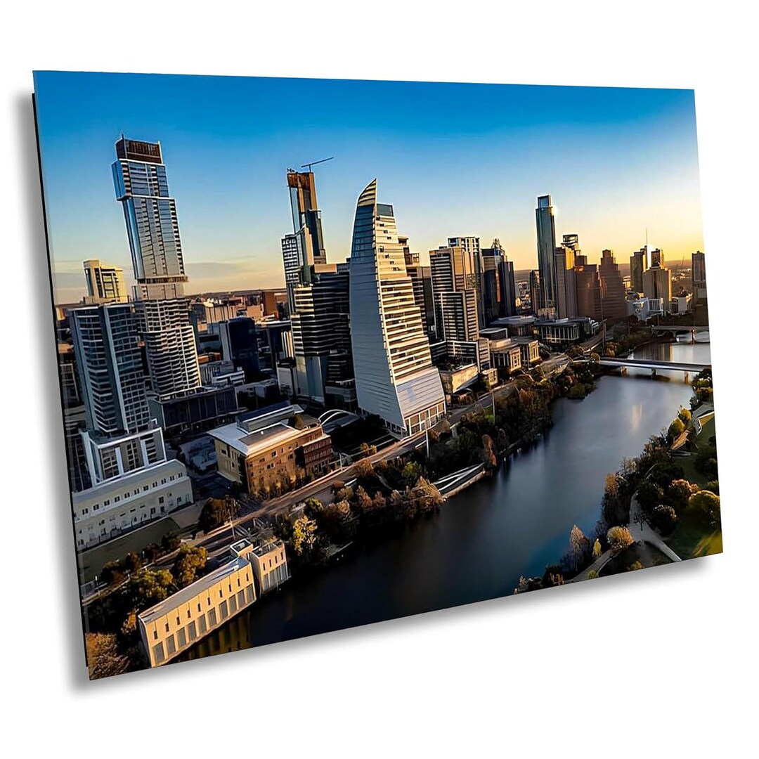 Austin Skyline Sunrise Canvas Art: Texas Cityscape Photography - Etsy