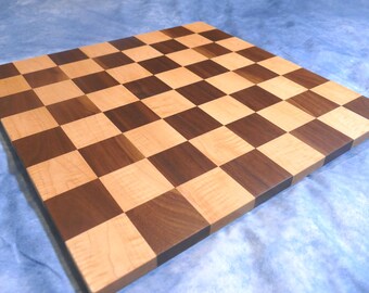 Chess Player Tournament Chessboard-handmade wooden chess board-gift for son-birthday gift-chess board with border-modern wood chess board