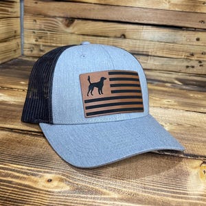 English Setter Bird Dog Patch Hats