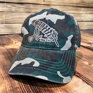 A.L. Hat Co Swag on a Camo Unstructured Ponytail Hat