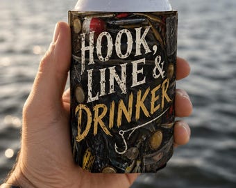 Hook Line Trinker Dosenkühler, Bootfahren Angeln Neopren Isolator
