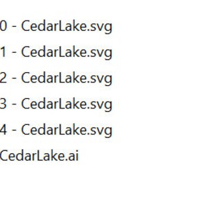 Cedar Lake, Indiana - Lasergravur & Cut File