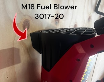 Wandhalterung Für Milwaukee M18 Laubbläser – Passend Für Modelle 3017-20 & 3017-21, Robuste Rote Halterung