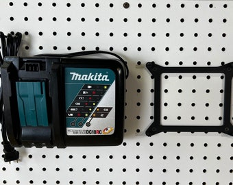 Wall Mount for Makita DC18RD 18V Dual Charger - 3D Printed