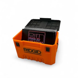 Porta biglietti da visita/scatola portaoggetti Ridgid / ispirato agli strumenti Ridgid