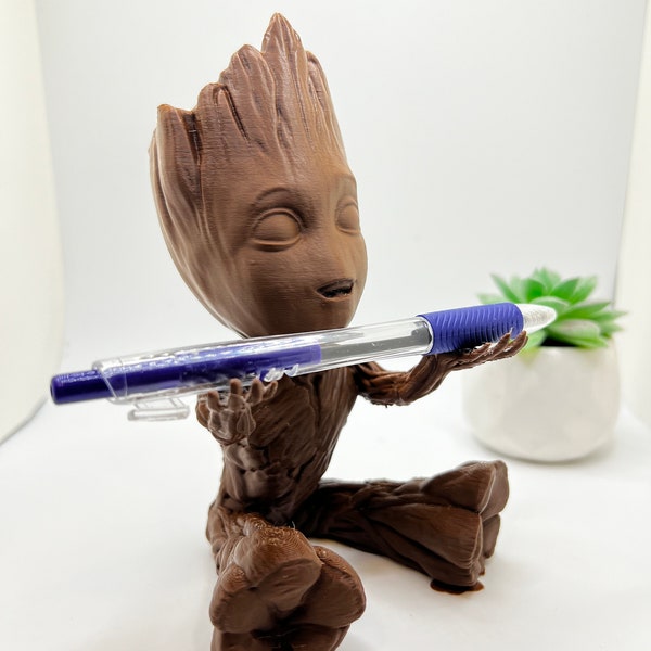 Baby Groot Pen Holder | Ring Holder