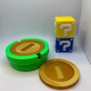 Super Mario Bros Coin Coasters | Game Room Coasters | Nintendo & Mario Fans