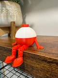 Articulated Fishing Bobber Buddy: Angler Desk Toy