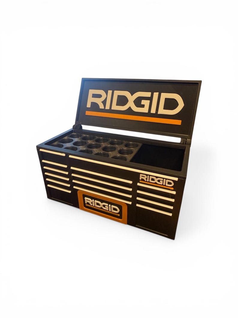 Ridgid Toolbox Pennhållare – Skrivbordsorganisatör för pennor, verktyg, garagedekor bild 4