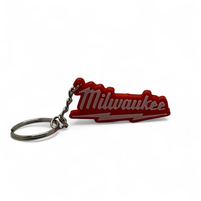 Milwaukee Tools Keychain: Enthusiast Gift, Tradesman Accessory - Etsy