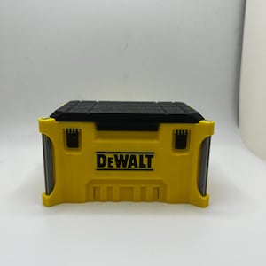Tarjetero/caja de almacenamiento para tarjetas de presentación Dewalt / Inspirado en herramientas Dewalt