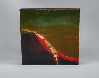 Abstract Encaustic Painting - 6x6