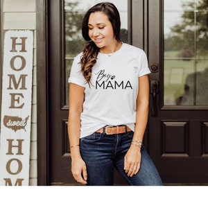 Boy Mama Tshirt, Boy Mama Shirt, Mother&#39;s Day Gift, Boy Mom T-shirt, Cute Boy Mama Tee, Mom Tshirt