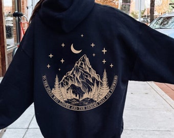 To The Stars Who Listen and The Dreams That Are Answered Hoodie, Book Lover Gift, Acotar Night Court Sweatshirt, Velaris Dreamer Women Shirt