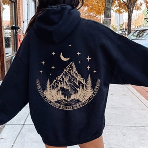 To The Stars Who Listen and The Dreams That Are Answered Hoodie, Book Lover Gift, Acotar Night Court Sweatshirt, Velaris Dreamer Women Shirt
