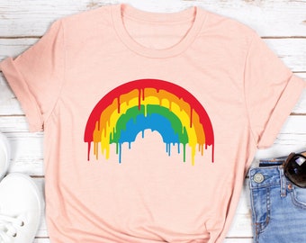 Pride Rainbow Shirt, LGBTQ Pride Shirt, Pride Month Gifts, LGBTQ Rainbow Sweatshirt, Rainbow Love Shirt, Pride LGBTQ Gifts, Gay Pride Shirt