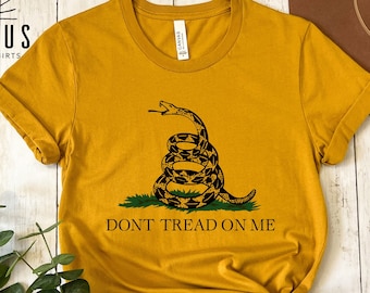 Dont Tread On Me Shirt, American Patriotic Shirt, Gadsden Flag Tee, 2nd Amendment Hoodie, American Flag Sweatshirt, Rattlesnake USA Shirt