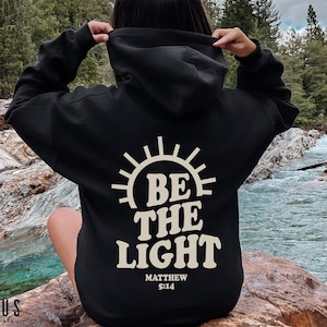 Be the light hoodie top