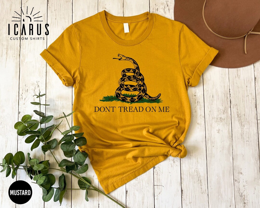 Dont Tread on Me Shirt American Patriotic Shirt Gadsden Flag - Etsy