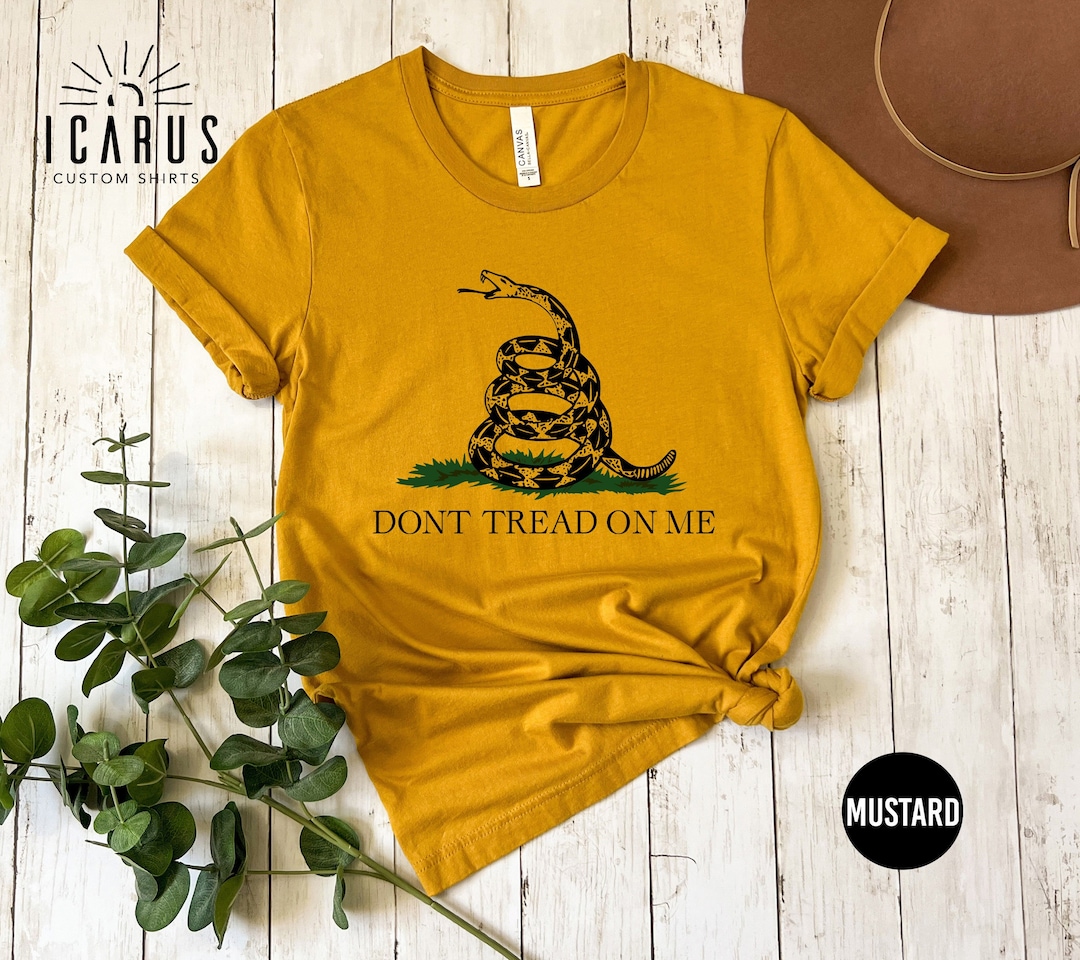 Dont Tread on Me Shirt, American Patriotic Shirt, Gadsden Flag Tee, 2nd ...