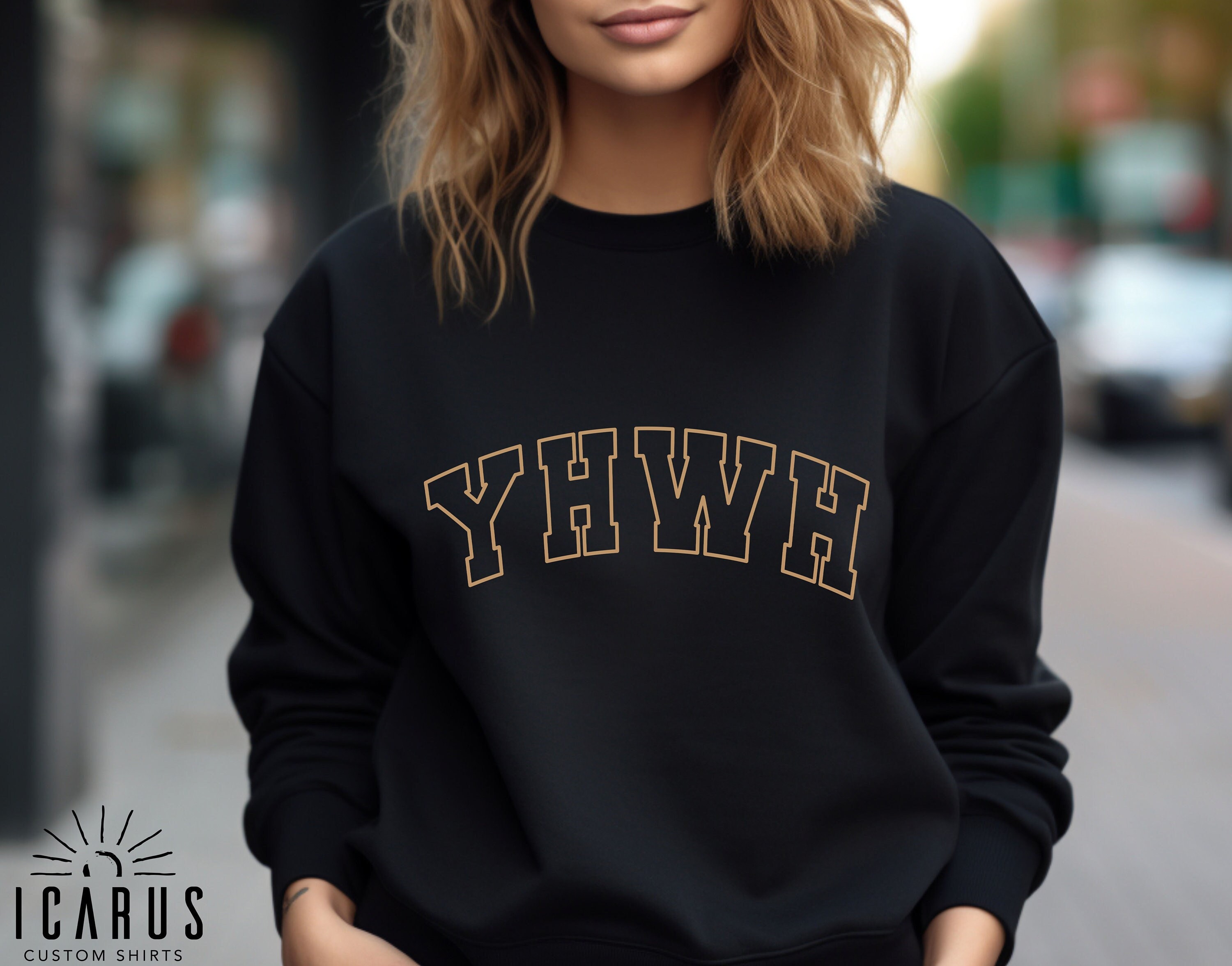 Divine Name Yahweh YHWH Sweatshirt, Aesthetic Gift for Christian, Jesus Lover Hoodie, Religious Church Unisex Apparel, Bible Verse Faith Tee