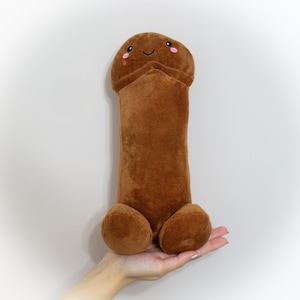 Cheeky and Huggable Plush Willy - Fun Adult Gift, Bachelorette Party Decor, Gag Gift, Naughty Pillow