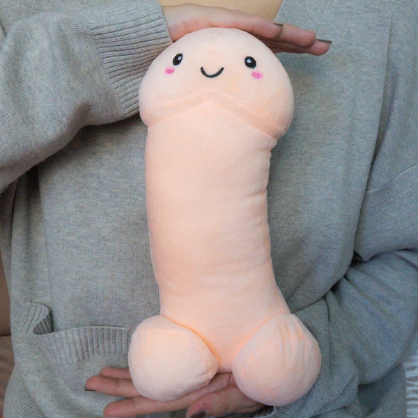 Hilarious Rude Penis Plush Pillow - Naughty Dick Gift for Bridal Showers, Hen Dos, and Funny Occasions - Adult Humor, Unique Bedroom Decor