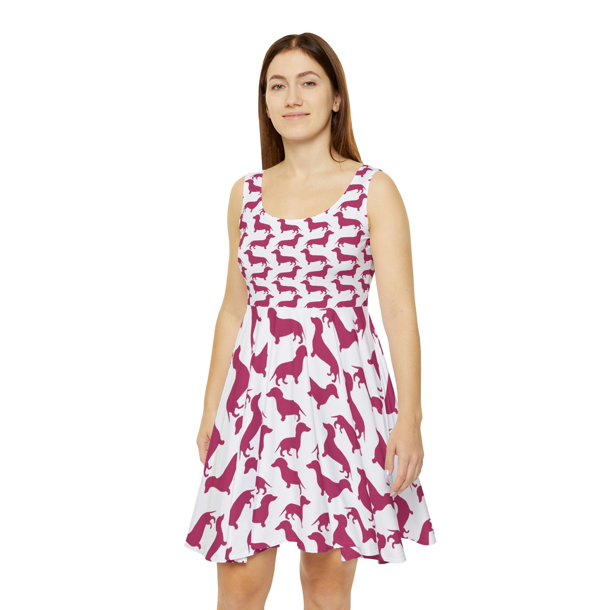 Dachshund Women's Skater Dress Dachshund Gift for Doxie Etsy