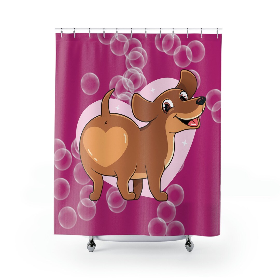 Dachshund Shower Curtain Doxie Gift for Dog Mom Sausage Dog Etsy