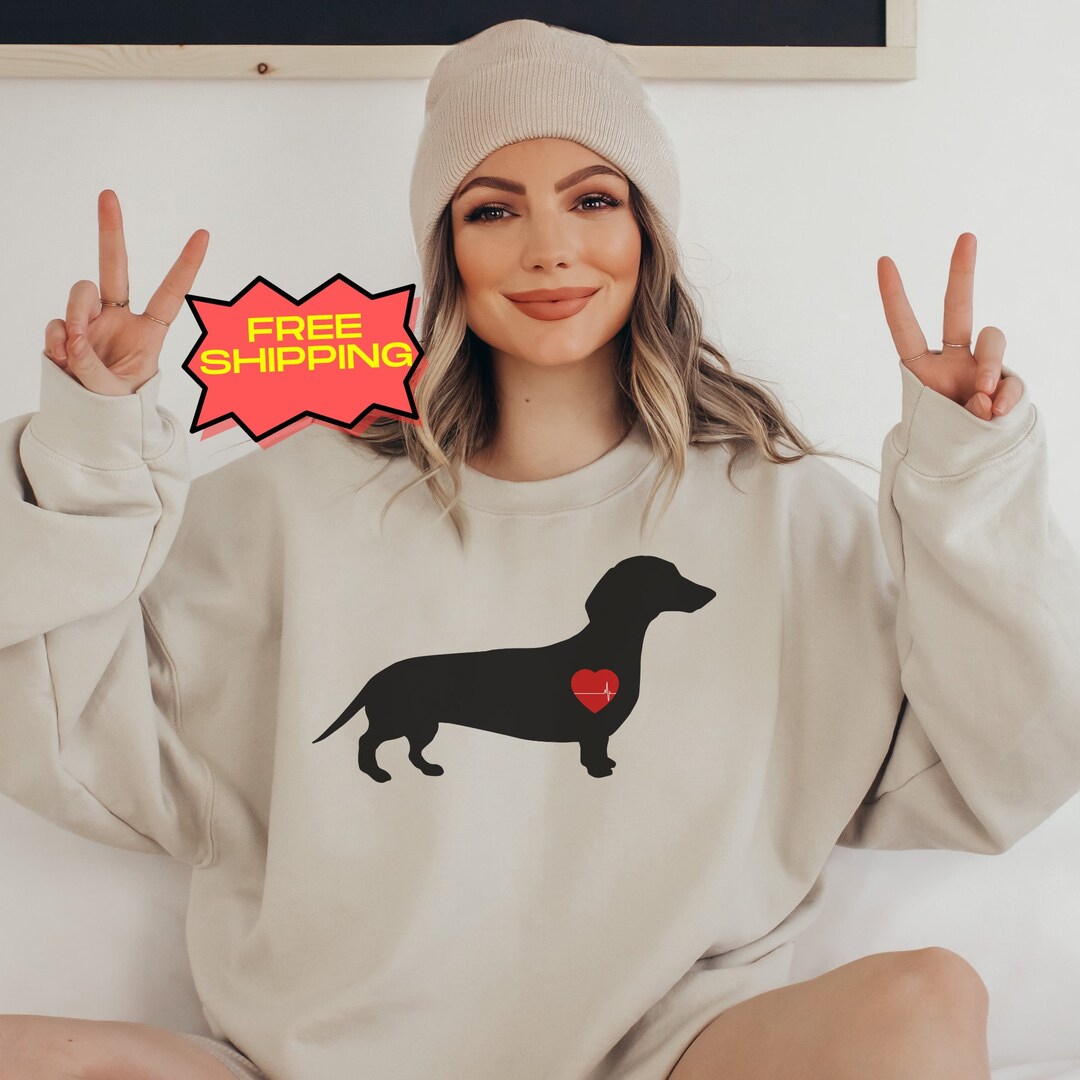 Dachshund Sweatshirt Gift for Her Doxie Mama Shirt for Doxie Etsy