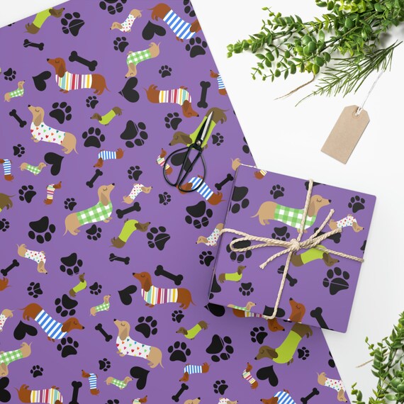 Sausage dog wrapping clearance paper