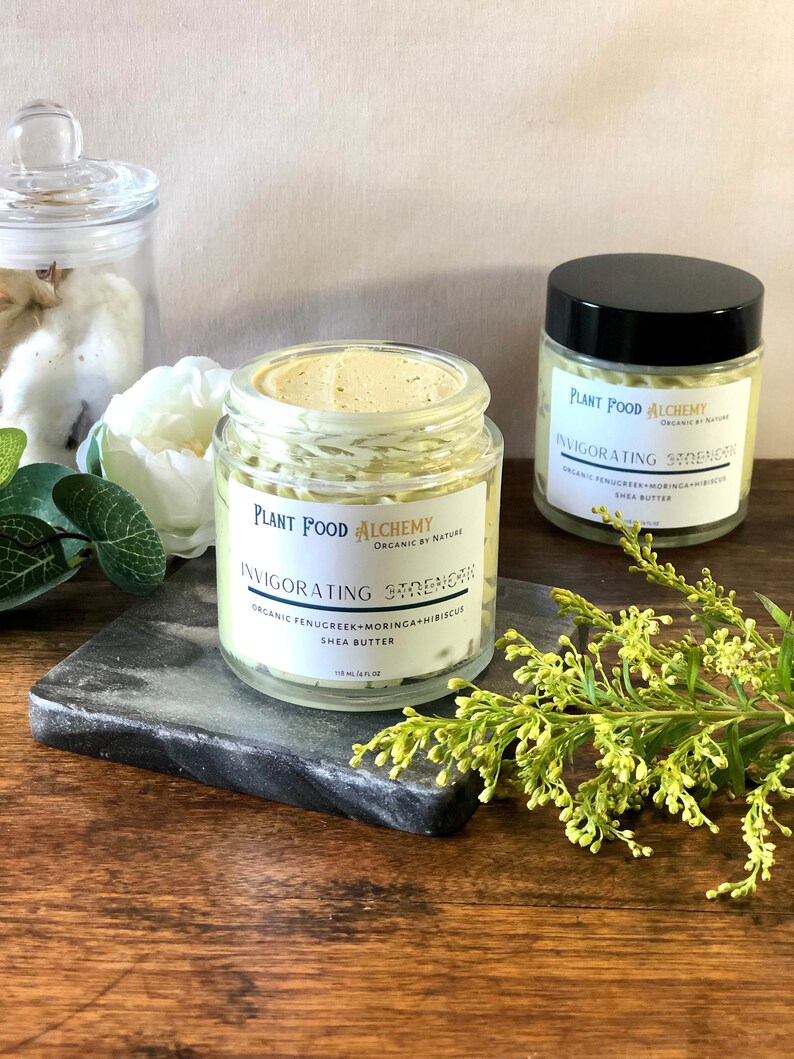 Moringa Hair Growth Butter Whipped Shea Butter for Hair Ayurvedic Hair Oil With Jamaican Black