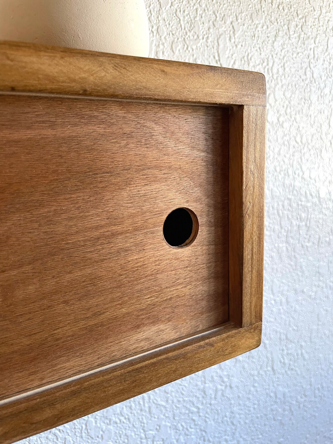 Midcentury Modern Floating With Sliding Wood Doors Etsy