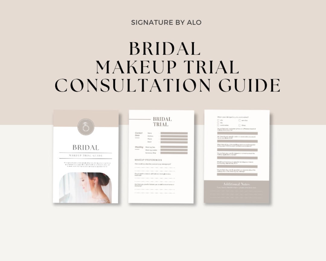 Bridal Makeup Trial Questionnaire, Elevate Your Bridal Makeup, MUA or