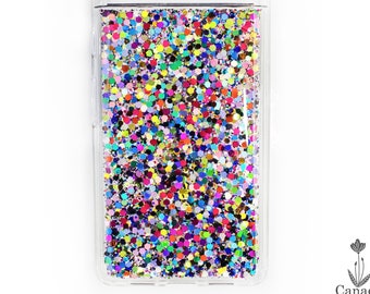 Rainbow Holographic Glitter Bling cover for Iphone 16 Pro Max case, Samsung S24 Ultra case, 14 plus 7a 6a pixel 8 8a 9 XL s23 fe s22 Plus 15