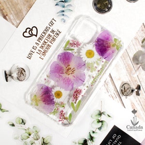 Purple Daisy flower Case cover for Iphone 14 case, Iphone 14 pro , Iphone 14 pro max, Iphone 15 plus case Pixel 7a case 8 6 6a Samsung s24