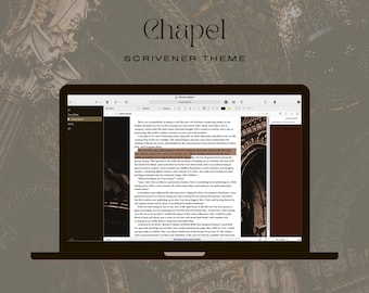 Chapel Scrivener Theme | Scrivener Themes | Mac OS