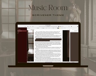 Music Room Scrivener Theme | Scrivener Themes | Mac OS