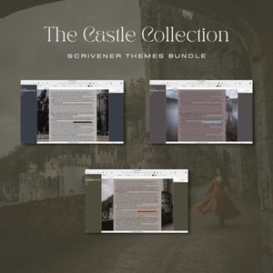 The Castle Collection Scrivener Themes | 3 Scrivener Themes | Mac OS