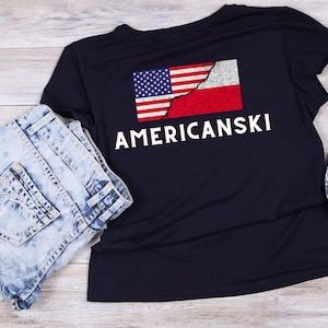 Polish gift, Christmas gift, Majówka, Americanski T-Shirt!, gift for her, gift for him, gift for  polish person, Polish American T-Shirt,