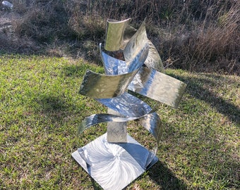 Will Couch - Stainless Steel Abstract Sculpture - Metal Art - Home Decor - Indoor Outdoor Metal Art Sculpture - Modern Art