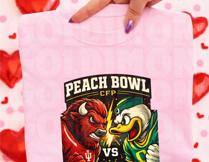 Peach Bowl CFP Indiana Vs Oregon 2026 PNG: College Football Playoff ...