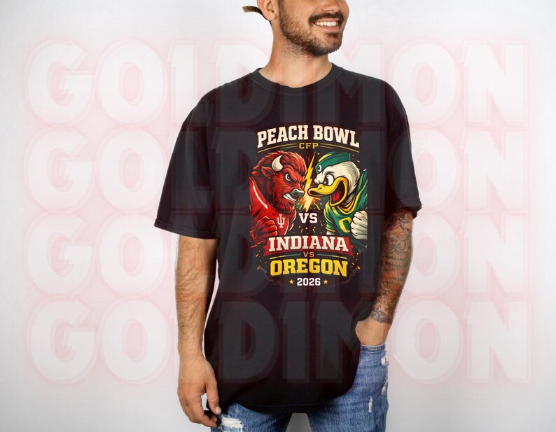 Peach Bowl CFP Indiana Vs Oregon 2026 PNG: College Football Playoff ...